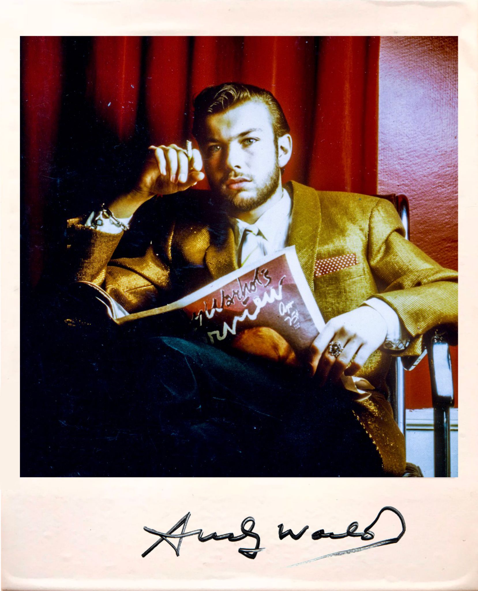 Warhol Dollar Polaroid Frame 